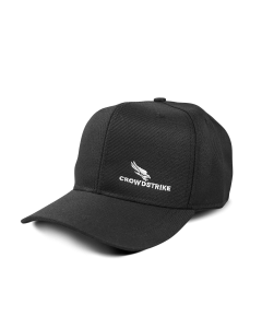 BONÉ 6 GOMOS FRENTE VIÉS - CROWDSTRIKE - PRETA