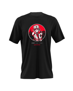 CAMISETA MASCULINA STOP FANCY BEAR - CROWDSTRIKE - PRETA