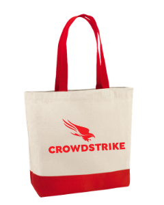 SACOLA DE ALGODÃO - CROWDSTRIKE - BEGE