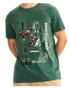 CAMISETA ESTONADA MASCULINA STOP PUNK SPIDER - VERDE-Confecção - P