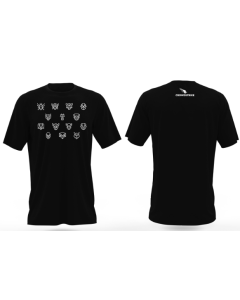 CAMISETA MASCULINA ADVERSARY UNIVERSE - CROWDSTRIKE - PRETA