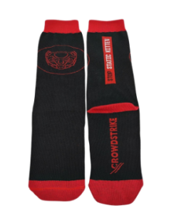 MEIA PERSONALIZADA ADVERSARY CROWDSTRIKE - PRETA