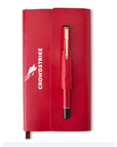 KIT PARA ANOTAÇÕES COM CANETA - CROWDSTRIKE - VERMELHO