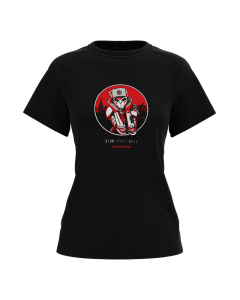CAMISETA FEMININA STOP FANCY BEAR - CROWDSTRIKE - PRETA