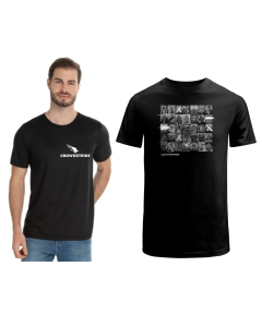 CAMISETA MASCULINA ADVERSARIOS - CROWDSTRIKE - PRETA