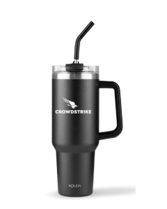 CANECA TÉRMICA KOUDA VIK – 1200ML - CROWDSTRIKE - PRETA
