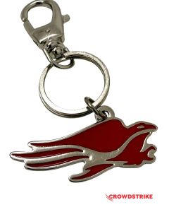 CHAVEIRO METAL AGUIA - CROWDSTRIKE - VERMELHO